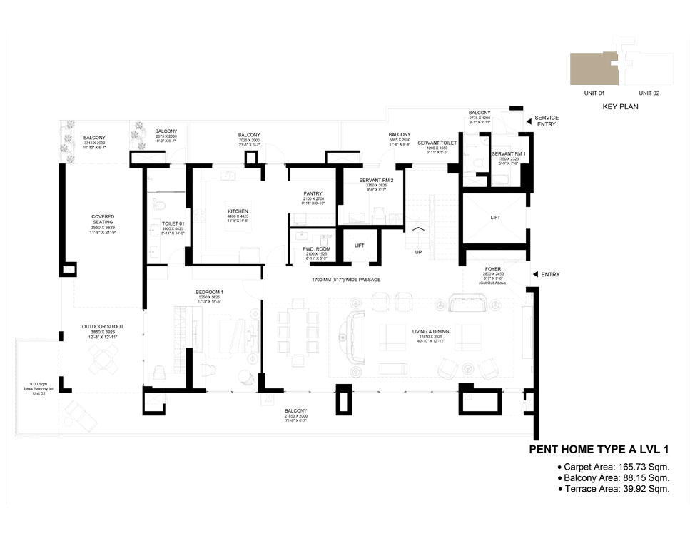 Risland Sky Mansion Penthouse Type A