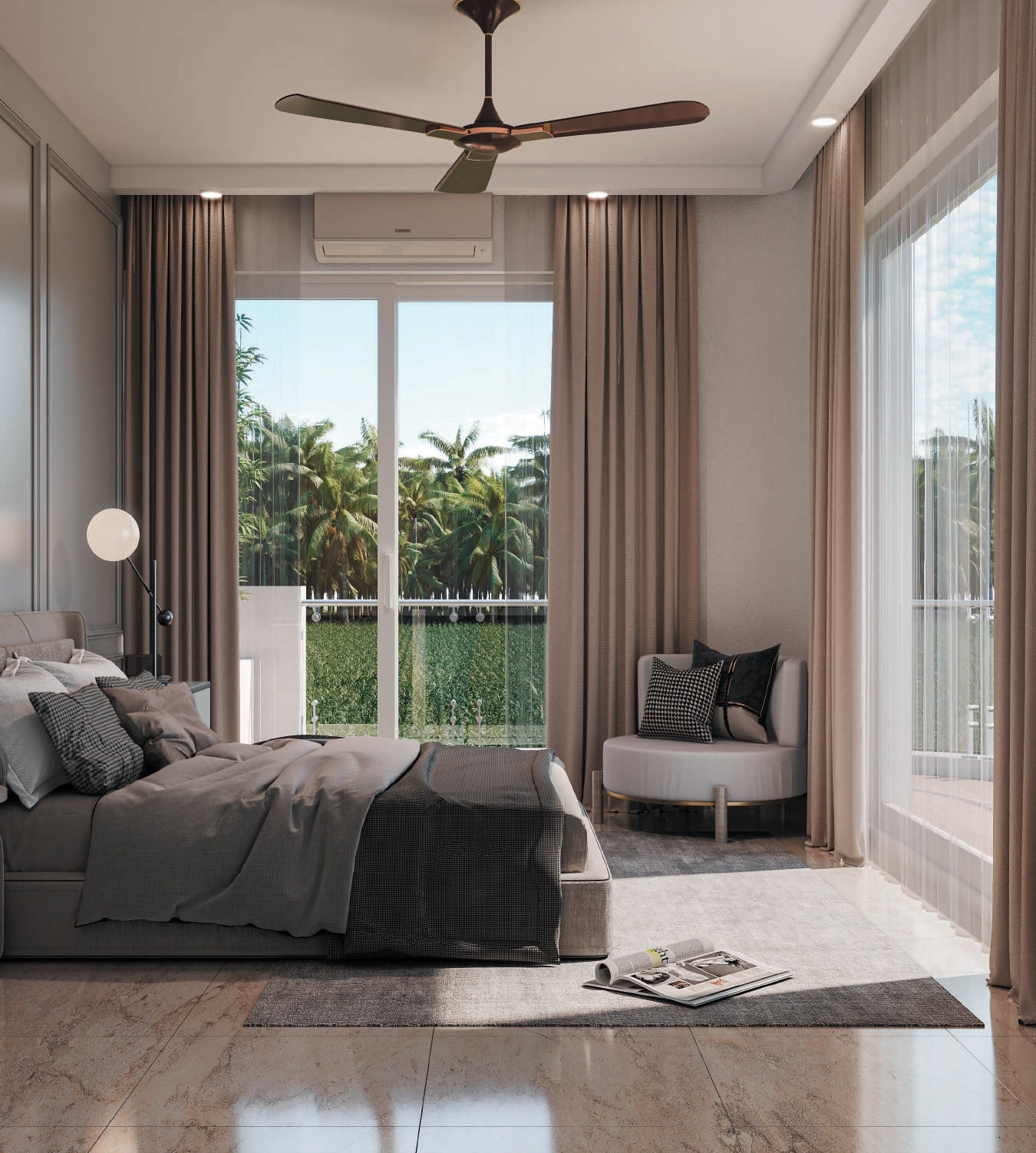 Conscient Vista Arrozal Bedroom