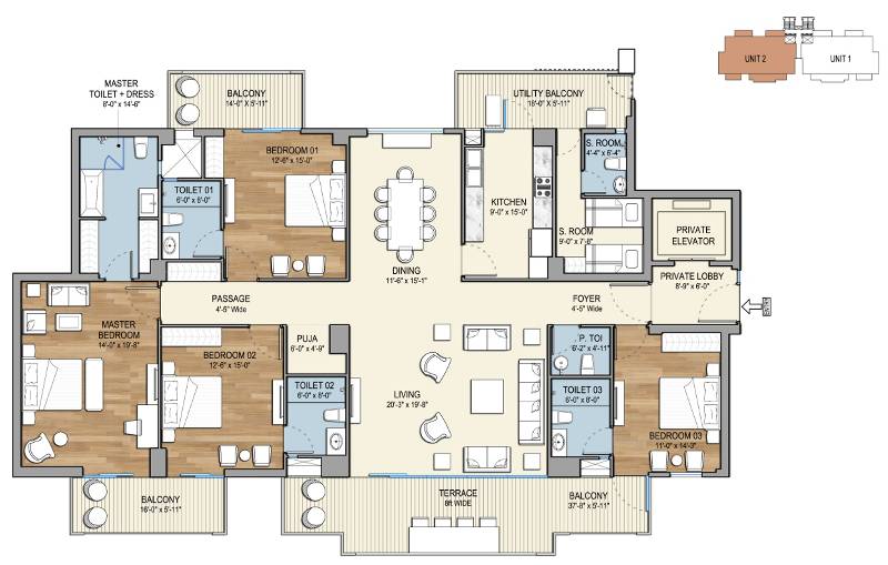 Tulip Monsella 4 BHK
