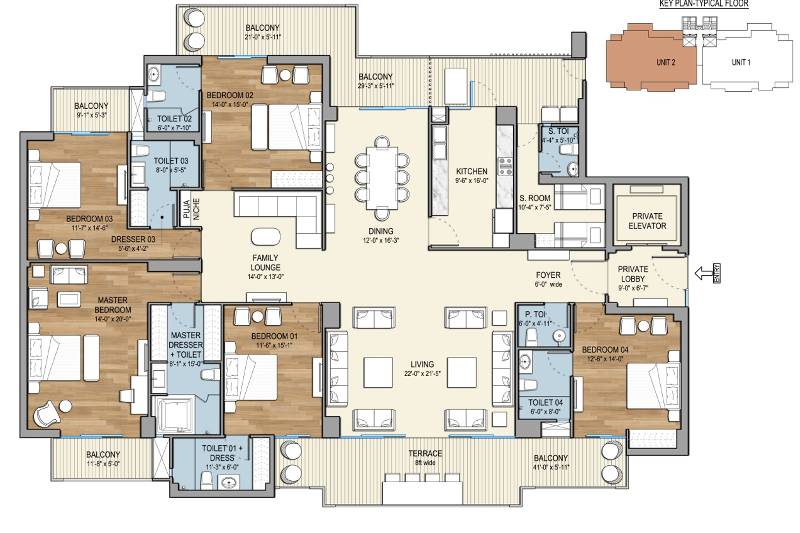 Tulip Monsella 5 BHK